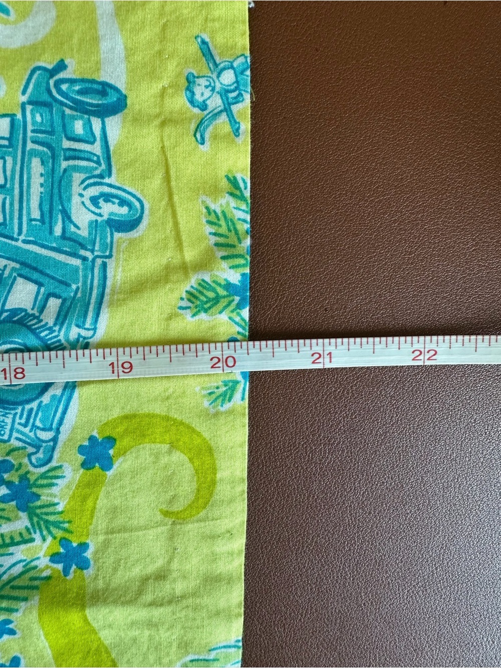 Vintage Lilly Pulitzer Lime & Aqua Tropical Print Mini Skirt Women’s size 16 - Picture 6 of 8